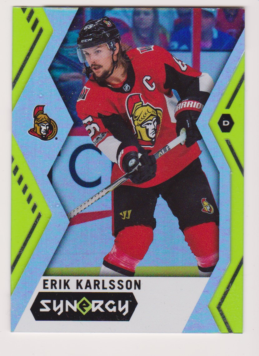 2017-18 Synergy Green #25 Erik Karlsson (image for) 2017-18 Synergy Green #25 Erik Karlsson
